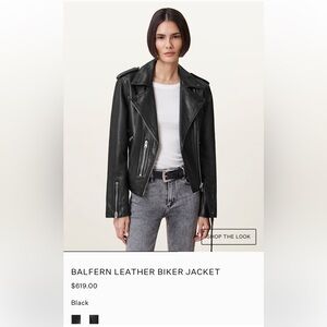 All Saints Balfern Leather Jacket